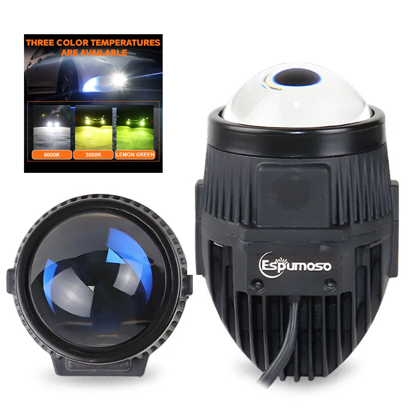 Universal Motorcycle Led Headlight Projector - 100W 20000LM 2 inch Bi-led Lens