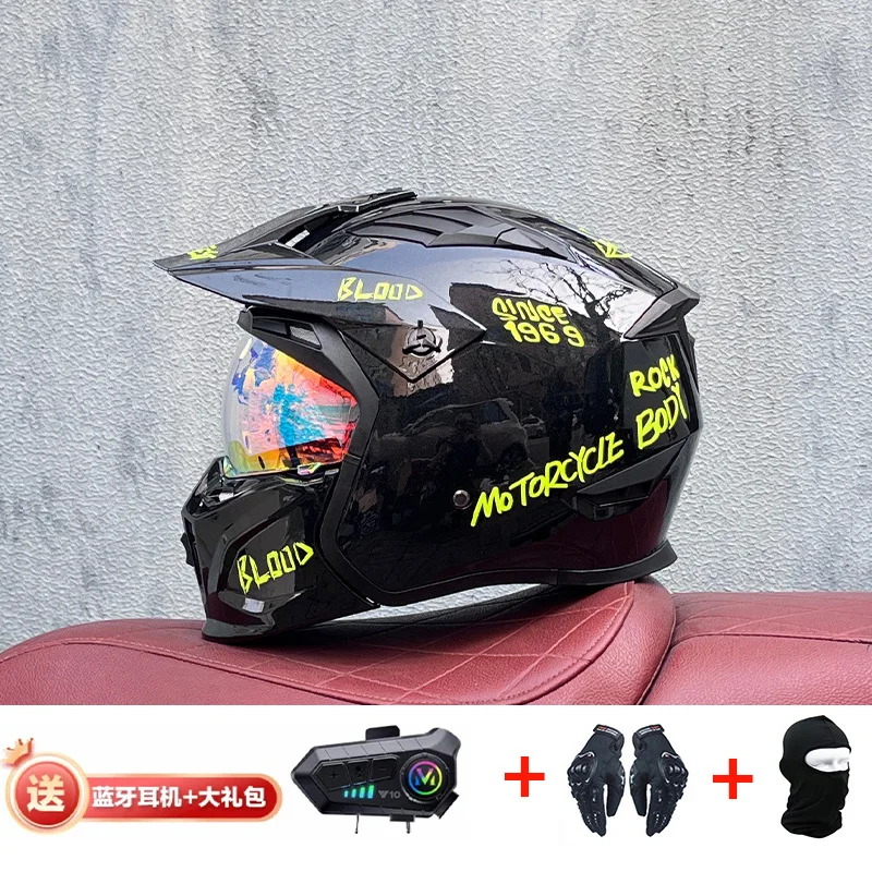 Orz Bluetooth Helmet Off Road  - Full Face Motorcycle Helmet With Bluetooth 评论和价格