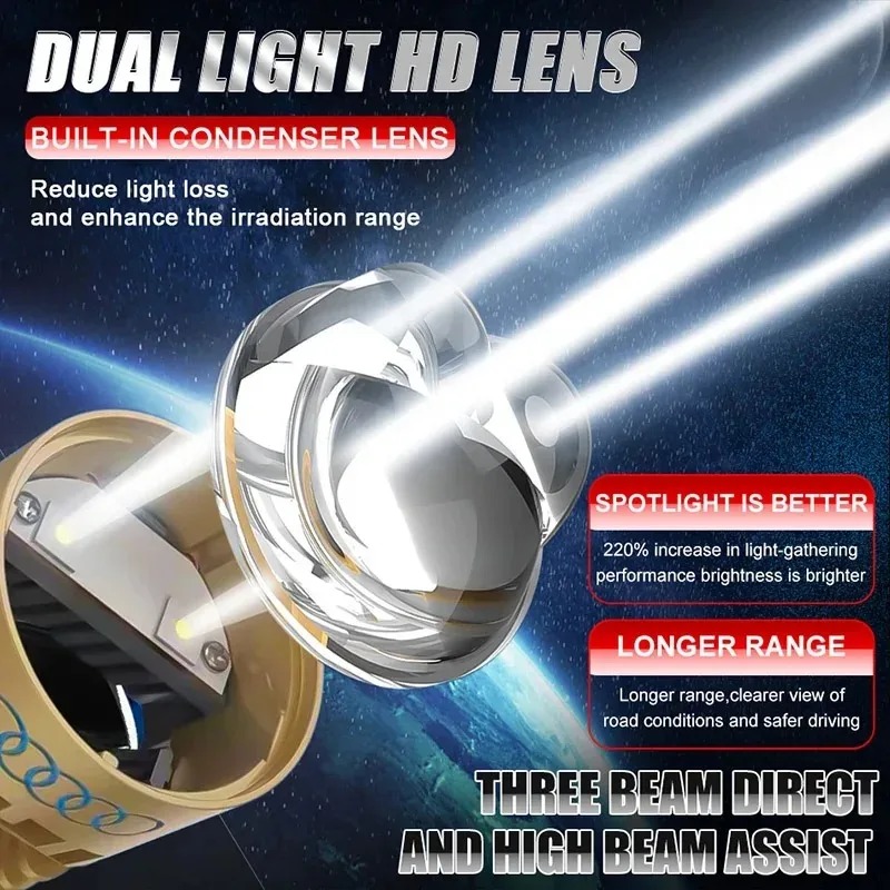180W New T8PRO LED Headlight H - Universal Motorcycle Led Headlight Projector 评论和价格