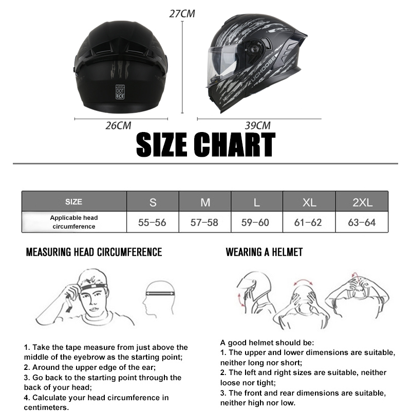 Uchoose modular motorcycle hel - Full Face Motorcycle Helmet With Bluetooth 评论和价格