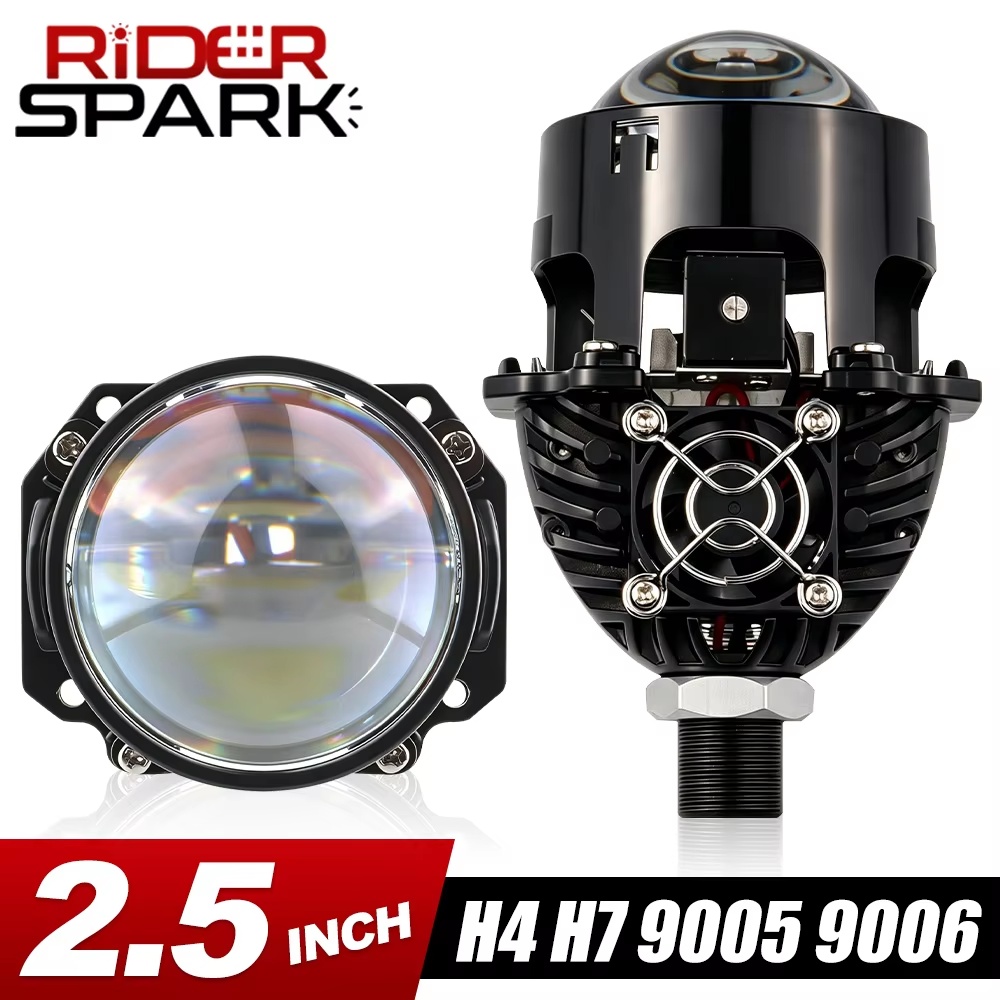 1/2PCS Bi-Led Projector Lenses - Universal Motorcycle Led Headlight Projector 评论和价格