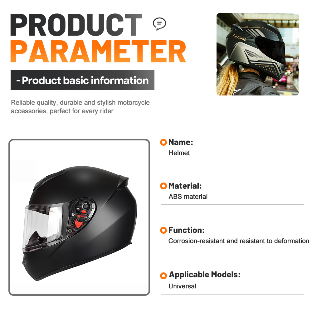 Stylish Full-Face Motorcycle H - Dual Visor Motorcycle Racing Helmet 评论和价格