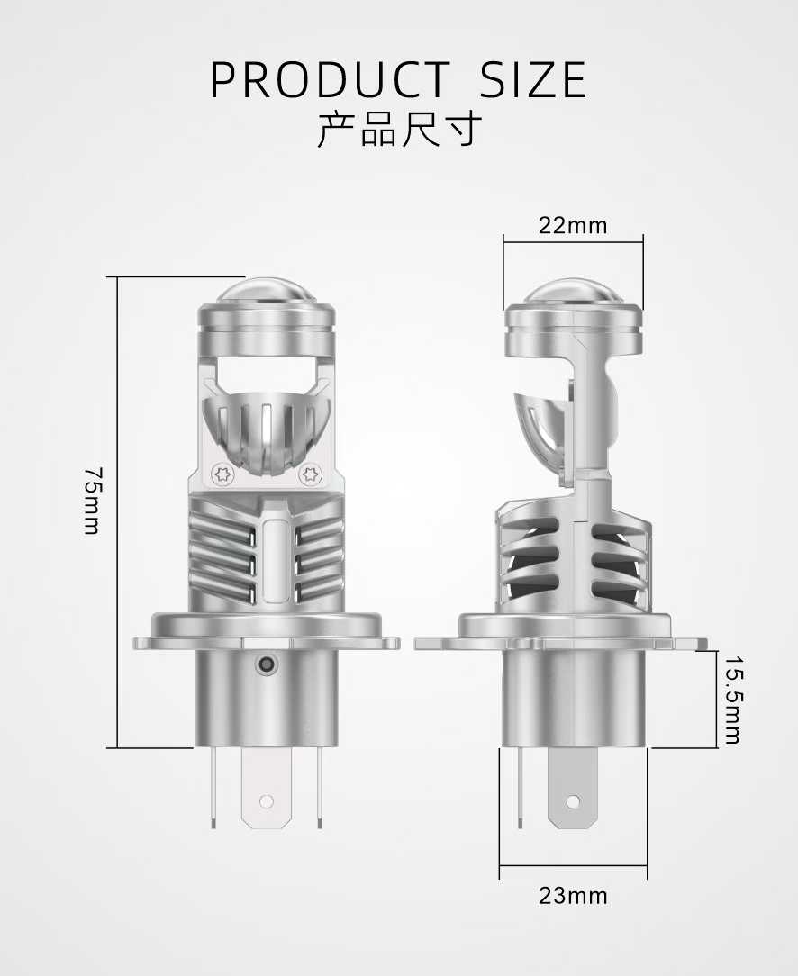 H7 H4 Car Headlight Mini Lens  - Universal Motorcycle Led Headlight Projector 评论和价格