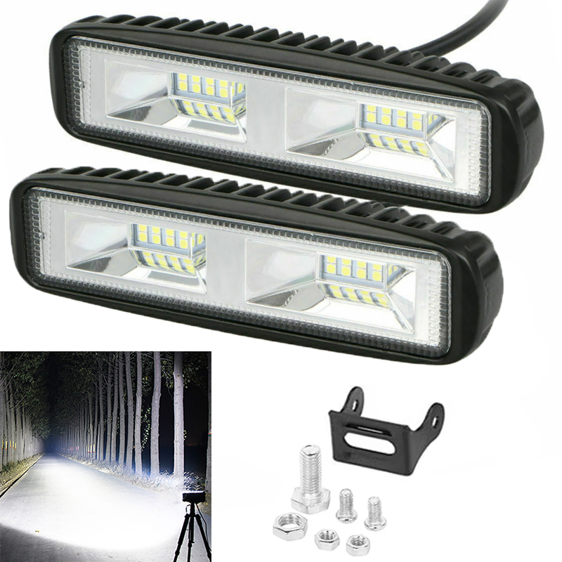 48W LED Car Work Light High Br - Universal Motorcycle Led Headlight Projector 评论和价格